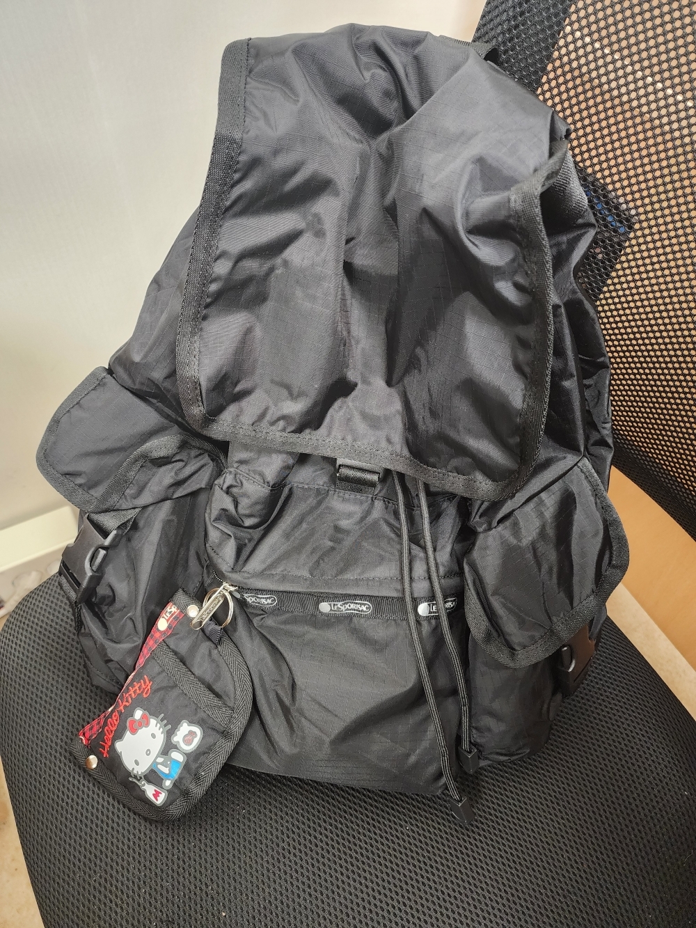 레스포삭 보이저 클래식 라지 백팩 블랙 경량 배낭 Voyager Rucksack RP Global