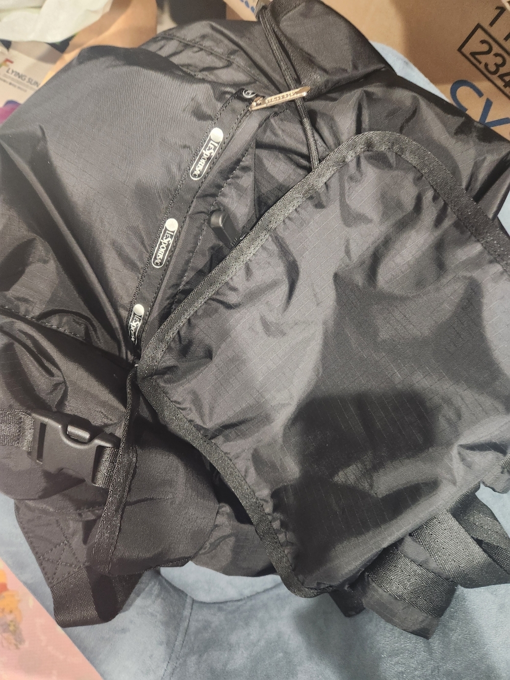 레스포삭 보이저 클래식 라지 백팩 블랙 경량 배낭 Voyager Rucksack RP Global